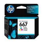 Cartucho de Tinta HP Ink Advantage 667 Tricolor