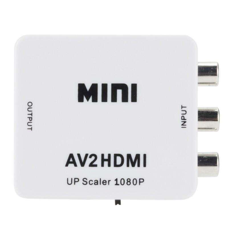 Mini Adaptador AV2 RCA a HDMI - Movicenter Panama