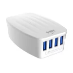 Adaptador de Pared para 4 Puertos Emy MY-233