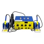 Estación de Soldadura con Pistola de Aire Caliente 3 en 1 Baku BK603D