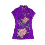 Vestido Chino Tradicional Morado