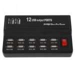 Hub USB de 12 Puertos de Carga Rápida 60W