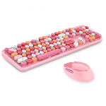 Teclado y Mouse Inalámbrico en Colores Mixtos