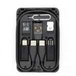 Estuche de Cable Compacta Multifuncional 6 en 1