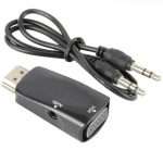 Adaptador HDMI a VGA con Cable Auxiliar