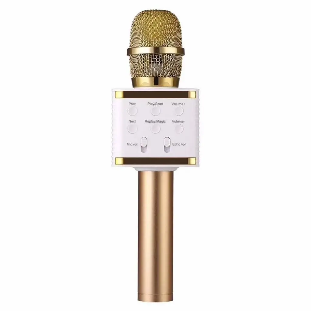 Microfono Inalambrico Con Altavoz Y Bluetooth Usb Teléfono Karaoke Radio  (rosa) con Ofertas en Carrefour
