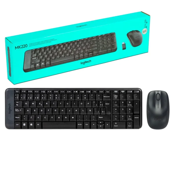 Logitech Teclado y Mouse Inalámbrico MK220 Español - Image 2