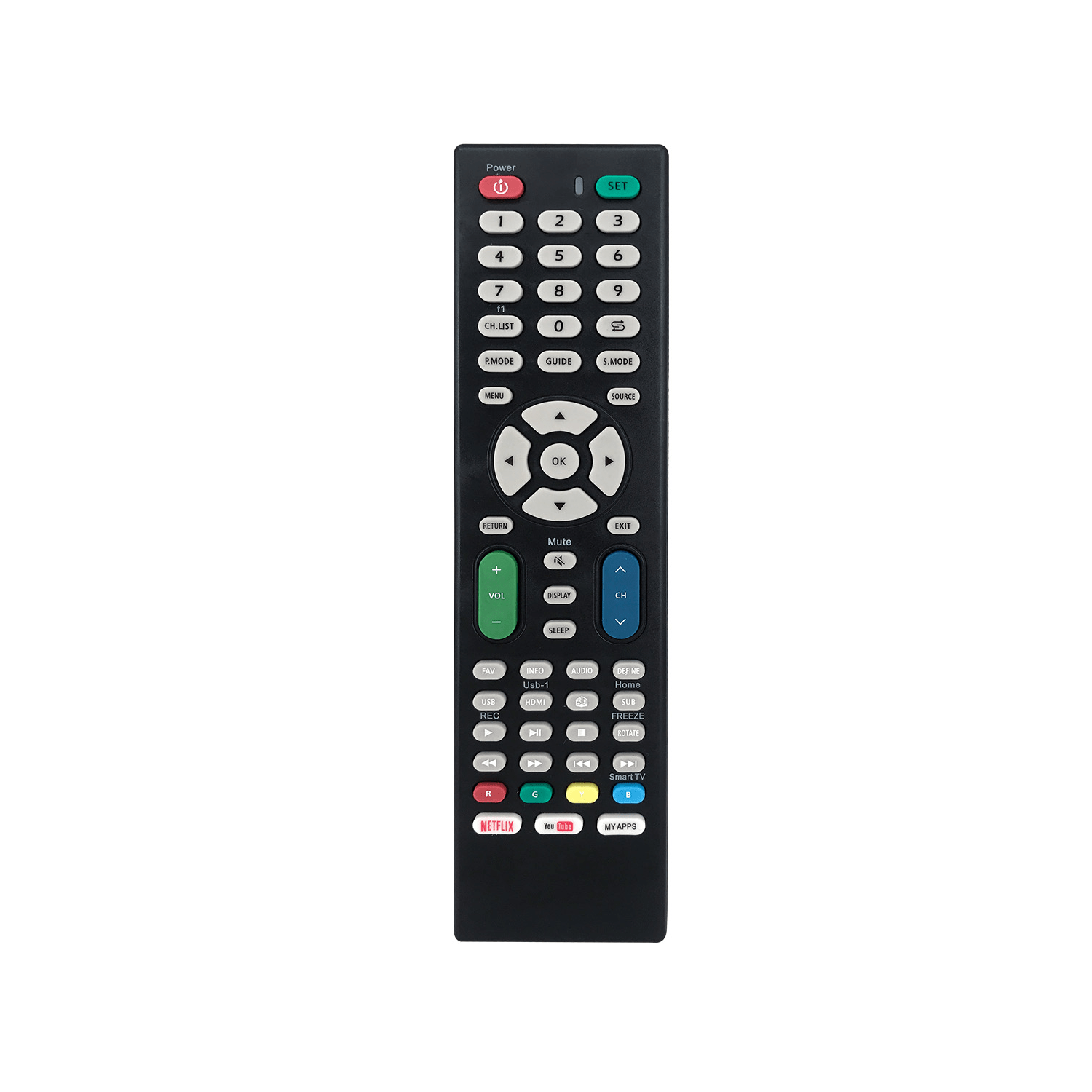 Control Remoto Universal para Smart TV CRC014V - Movicenter Panama