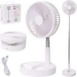 Ventilador Plegable Recargable 180°