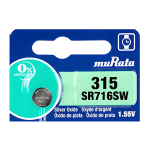 Batería Murata Óxido de Plata SR716SW