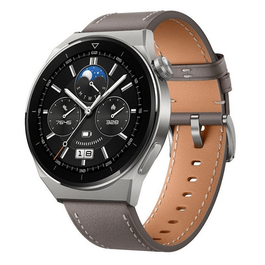 Huawei Watch GT 3 Pro 46mm Grey Leather - Movicenter Panama
