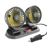 Ventilador de Doble Cabezal para Auto 12V