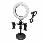 Aro de Luz LED 10" con 3 Soportes de Móviles CBX-260A