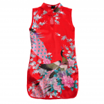 Vestido Tradicional Chino para Niñas Color Rojo
