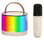 Bocina y Micrófono con luces para Karaoke Celebrat SP-18