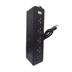 Regleta de 8 Puertos con Puertos USB A y USB C