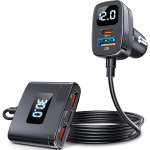 Cargador de Auto para Puesto Delantero y Trasero Awei C-853