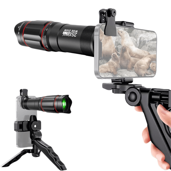 Telescopio para Cámara de Teléfono con Tripode - Imagen 3