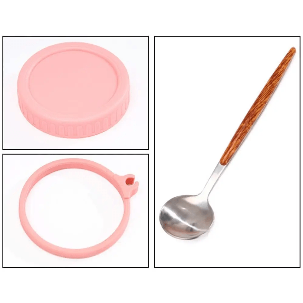 Tarros de Avena con Tapa y Cuchara 300ml - Imagen 5