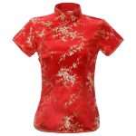 Camisa Tradicional de Estilo Oriental para Mujer