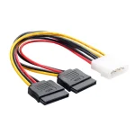Adaptador de Corriente Sata de 2 Conectores