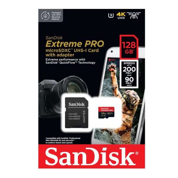 Memoria Micro SD 128GB Sandisk Extreme Pro - Imagen 2