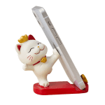 Soporte para Celular con Diseño de Gato de la Suerte