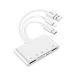 Adaptador 5 en 1 Lightning a Tipo-C y USB