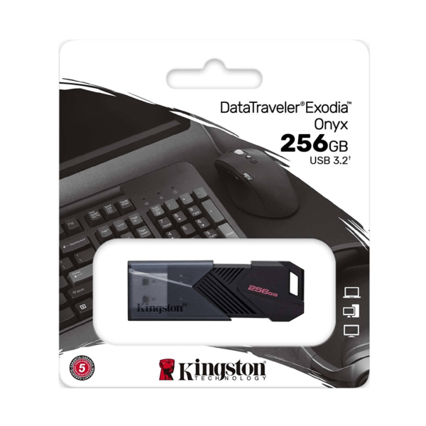 Memoria USB 3.2 Kingston 256GB DataTraveler Exodia Onyx - Imagen 3