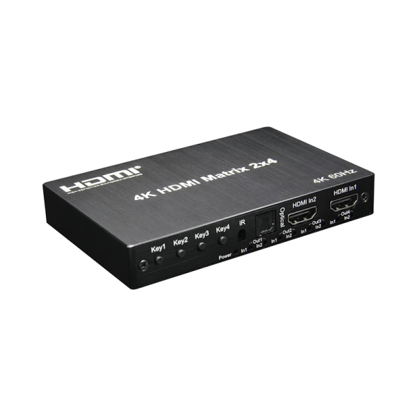Splitter HDMI 2x4 4Kx2K Matrix de 4 Puertos de Salida - Imagen 3
