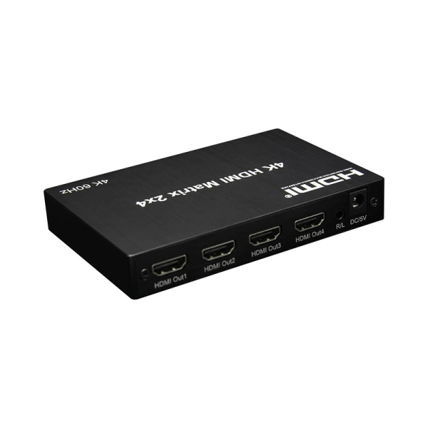 Splitter HDMI 2x4 4Kx2K Matrix de 4 Puertos de Salida - Imagen 2