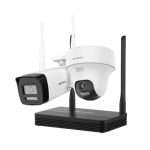 Kit de Cámaras Hikvision 4CH Wi-Fi 2MP con Grabadora NVS y Almacenamiento hasta 512GB