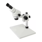 Microscopio Estéreo Binocular con Luz LED en Anillo – Aumento 3.5X–45X