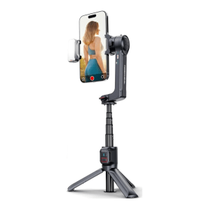 Gimbal de 2 Ejes para Smartphone con Luz y Control Remoto