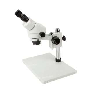 Microscopio Estéreo Binocular con Luz LED en Anillo – Aumento 3.5X–45X