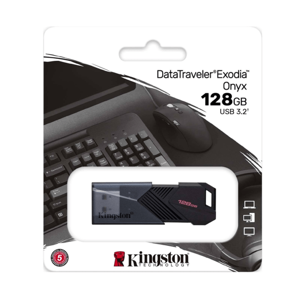 Memoria USB 3.2 Kingston 128GB DataTraveler Exodia Onyx - Imagen 3