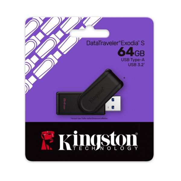 Memoria USB 3.2 Kingston 64GB DataTraveler Exodia S - Imagen 3
