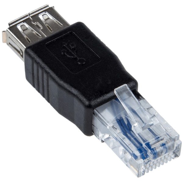 Adaptador USB A Hembra a Ethernet RJ45 Macho - Imagen 2