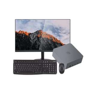 Combo Mini PC Beelink MINI-EQI12-22+Monitor 22"+Teclado y Mouse Logitech
