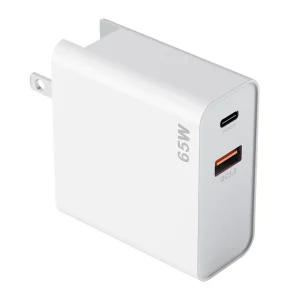 Cargador de Pared Dual con Puerto USB A y USB C 65W