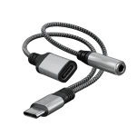 Cable Adapatador de Audio Tipo C 2 en 1
