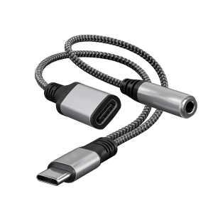 Cable Adapatador de Audio Tipo C 2 en 1