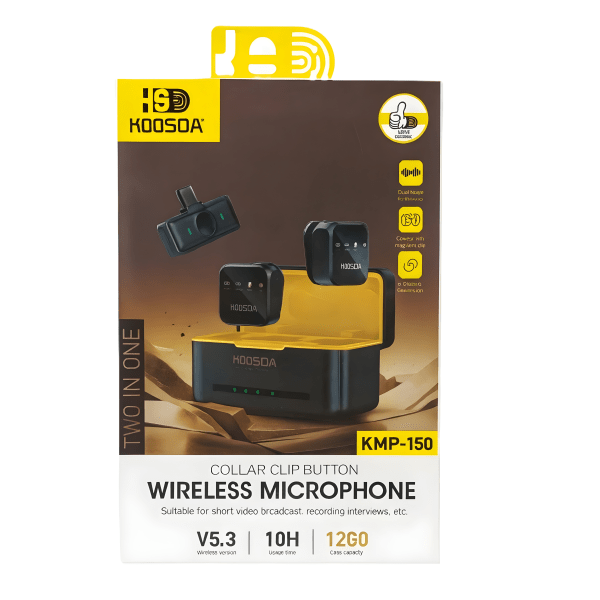 Micrófono Inalámbrico KOOSDA KMP-150 - Imagen 2