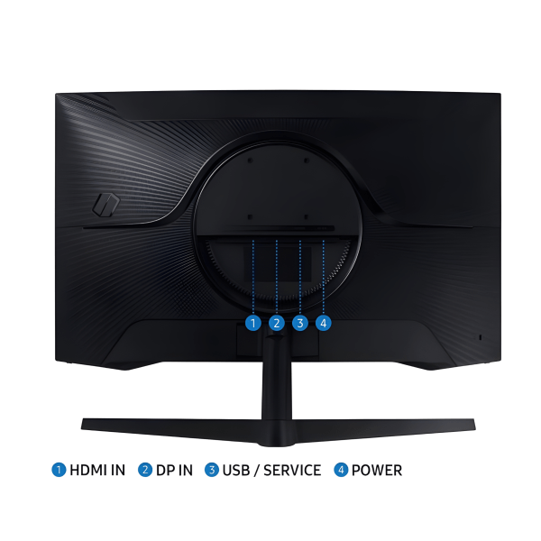 Monitor Gamer Curvo G5 de 32” Samsung Odyssey G55C - Imagen 4