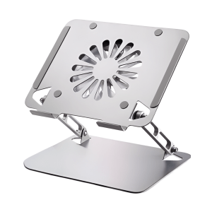 Soporte Plegable de Metal con Ventilador para Laptop