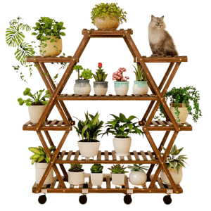 Estante Triangular para Plantas de 6 Niveles