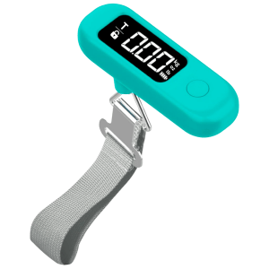 Báscula Digital Portátil para Equipajes Turquesa PA-25326-1