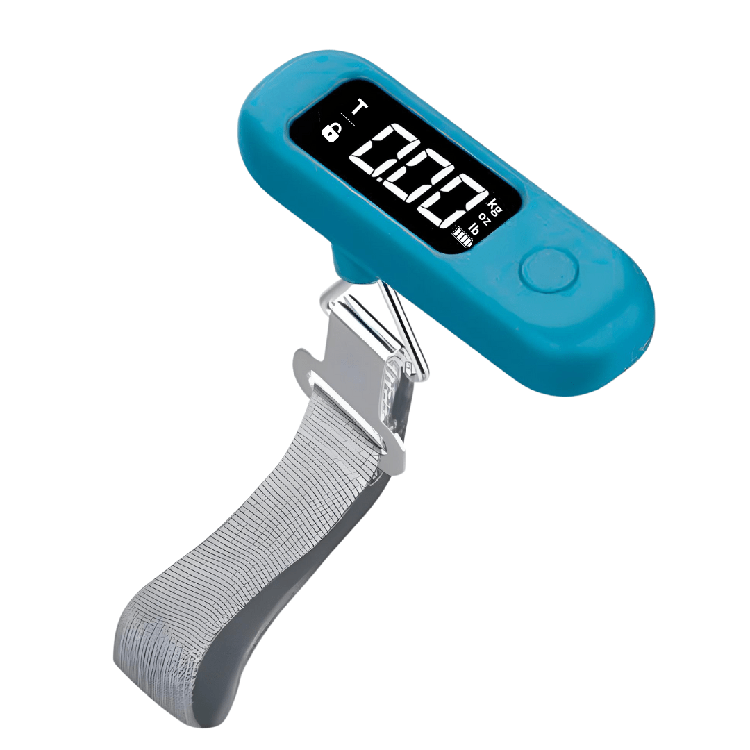 Báscula Digital Portátil para Equipajes Azul PA-25326-4