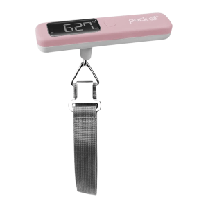 Báscula Digital Portátil para Equipajes Rosado PA-25216