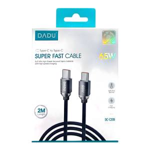 Cable Carga Rápida USB C a USB C 65W DADU DC-C209